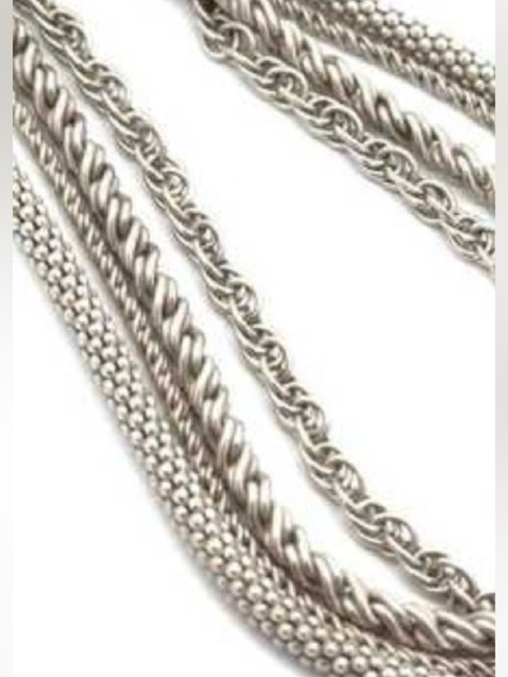 Silpada Sterling Silver Four-Strand Oxidized Necklace, #1719
